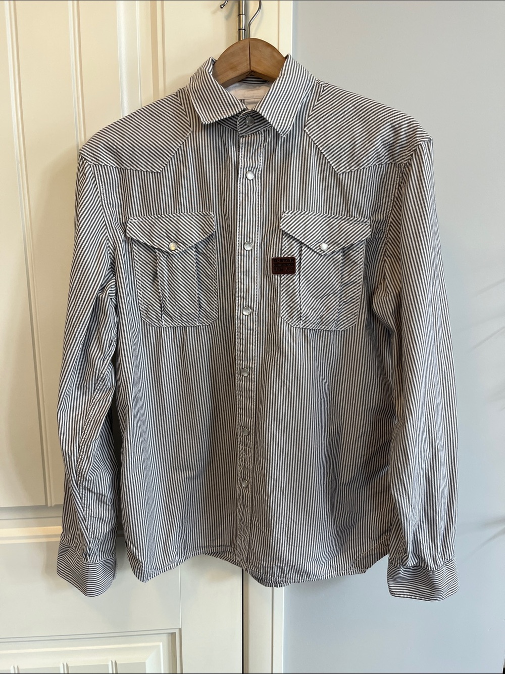 G Star Raw Cargo Line Button-Down Shirt L